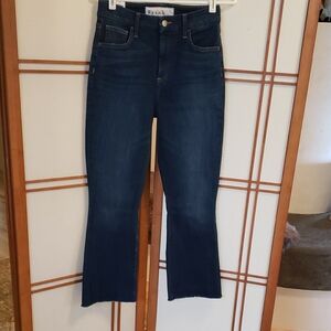 Frank & Eileen Blue Flare Wide Leg Jeans